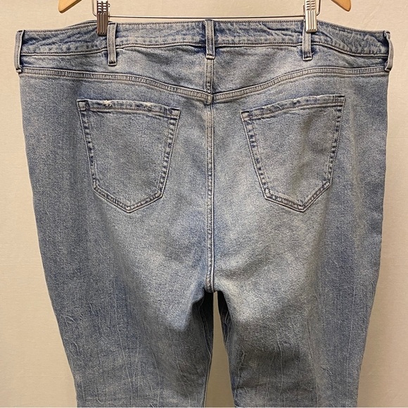 Torrid 24 High Rise Straight Ankle Jeans Button Fly Womens Split Hem Stretch - Picture 7 of 13